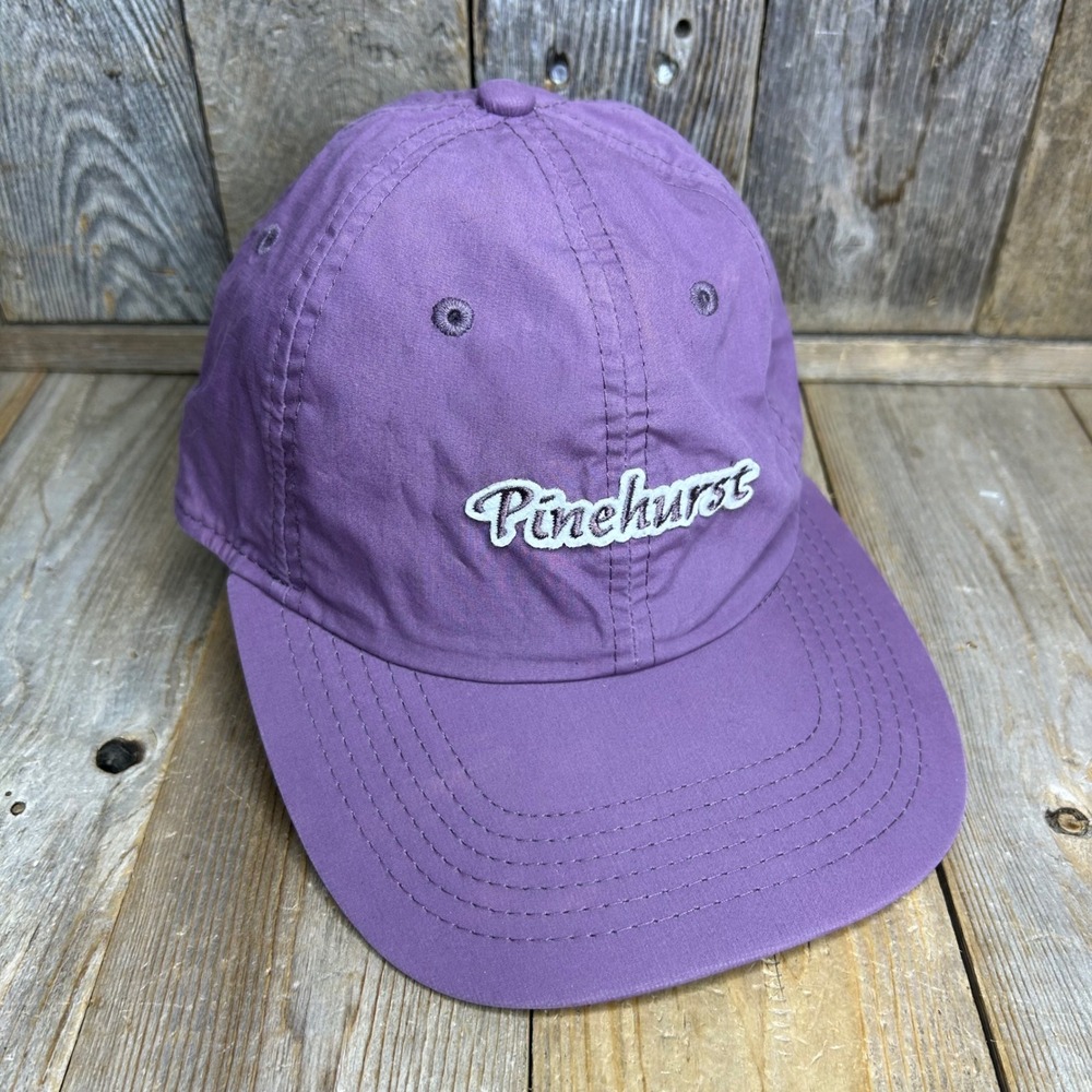 Imperial Pinehurst Golf Hat Purple Putter Boy Logo Small Fit Strapback Cap